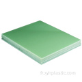 Feuille de verre époxy isolant noir/jaune/vert FR4 Grade